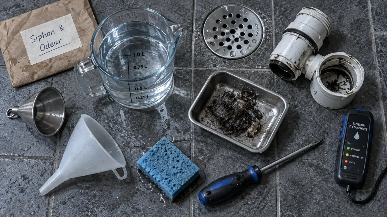 Illustration : Odeur d’égout dans la salle de bain quand il pleut : la pluie révèle souvent un défaut du réseau